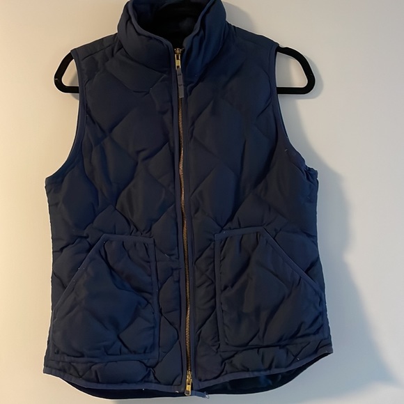 J.CREW navy vest size small - Picture 2 of 6